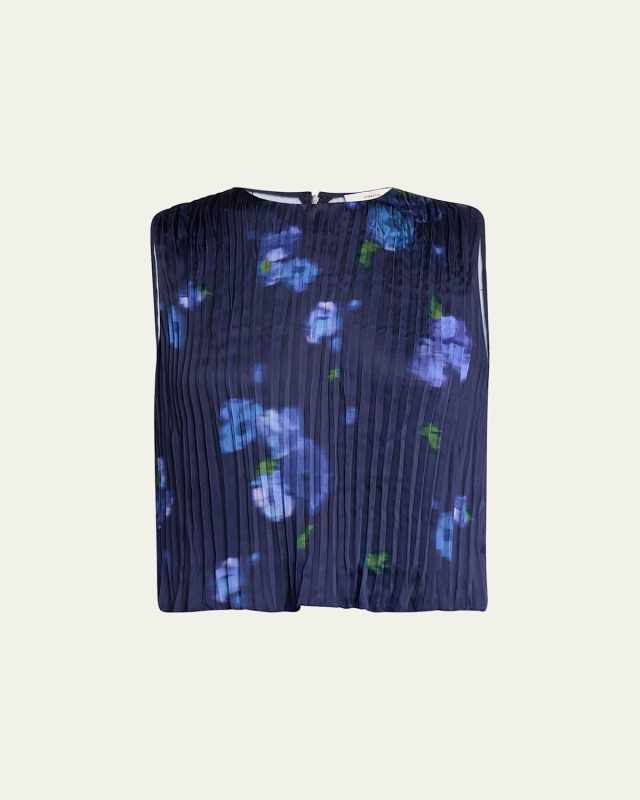 Blurred Poppy Top